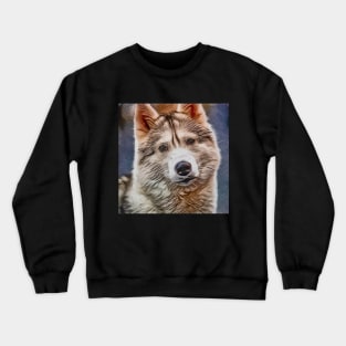 I Love Dogs, The Best Friends, Pomsky Crewneck Sweatshirt